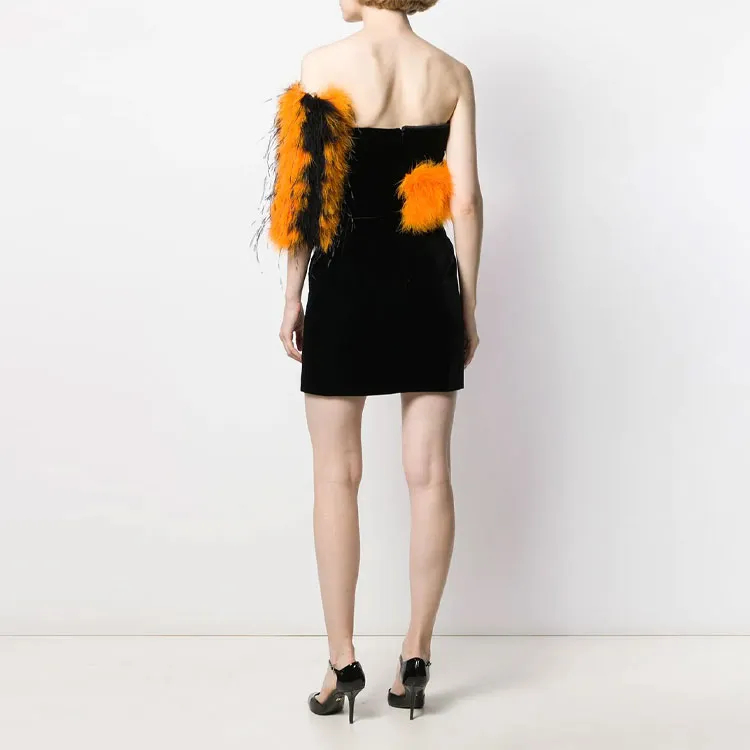 SAINT LAURENT Sleeveless Dresses Women's Black-2