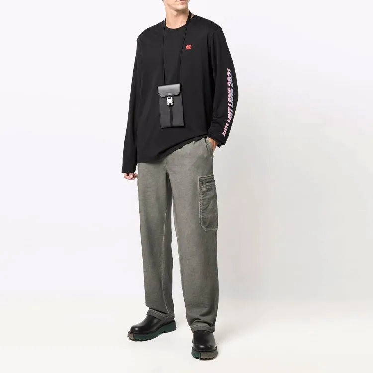 Helmut Lang T-Shirts Men Black-1