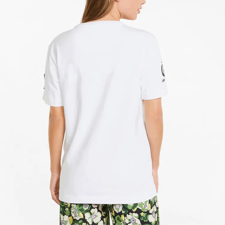 Double Belief Liberty X PUMA LIBERTY T Shirts Women's White-4