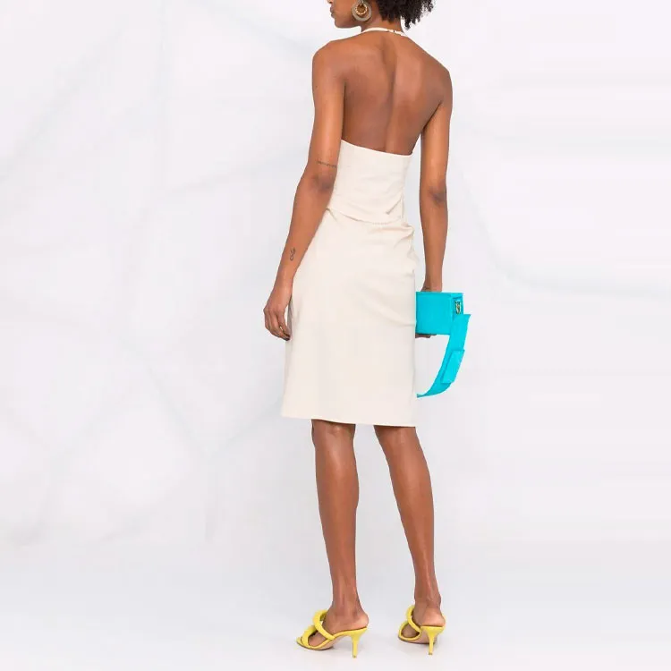 Jacquemus Cut Out Sleeveless Asymmetric Dress-2