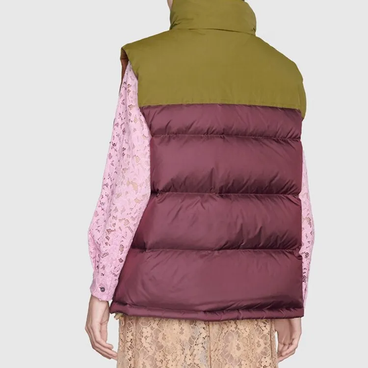 GUCCI X The North Face Padded Vest Bordeaux/Green-3