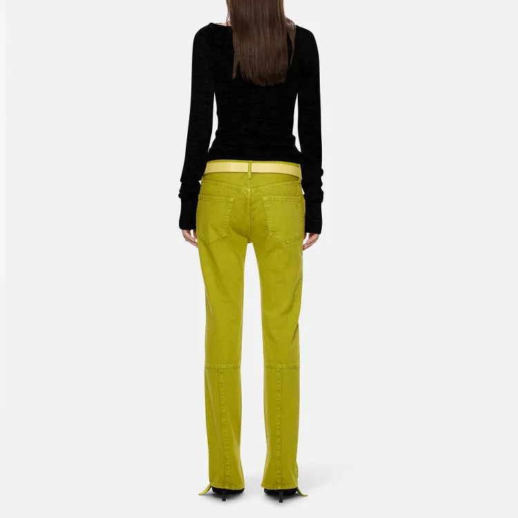 The Attico Tie Neck Knit Top-2