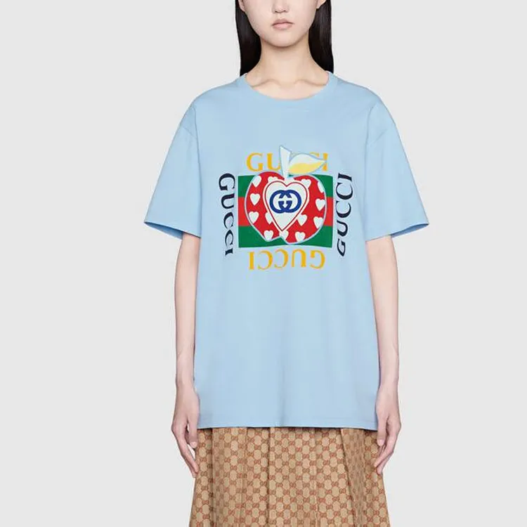 GUCCI SS21 T Shirt Women's Blue-1