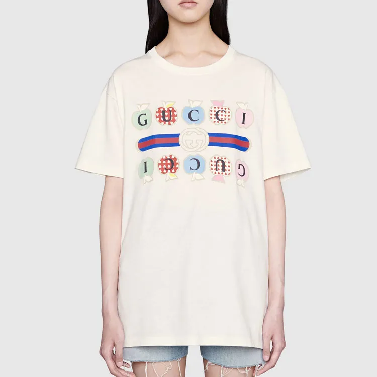 GUCCI SS21 T Shirt Women's Ecru-2
