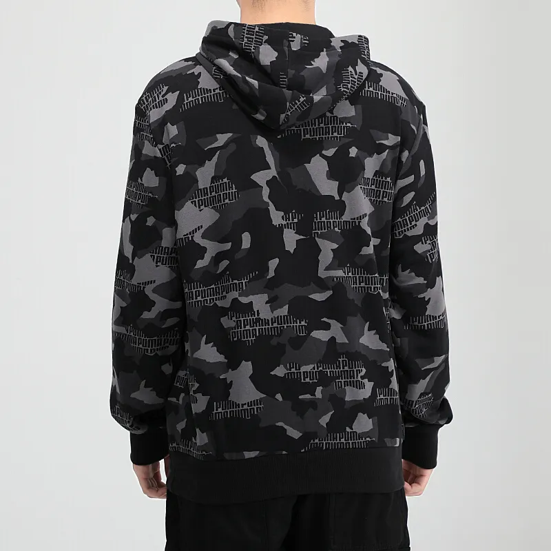 PUMA REBEL CAMO AOP Sweatshirt Men's Black-3