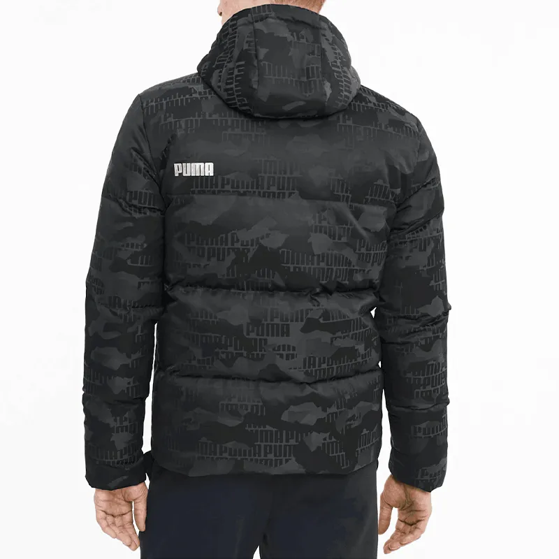 PUMA Down Jackets Men Black-4