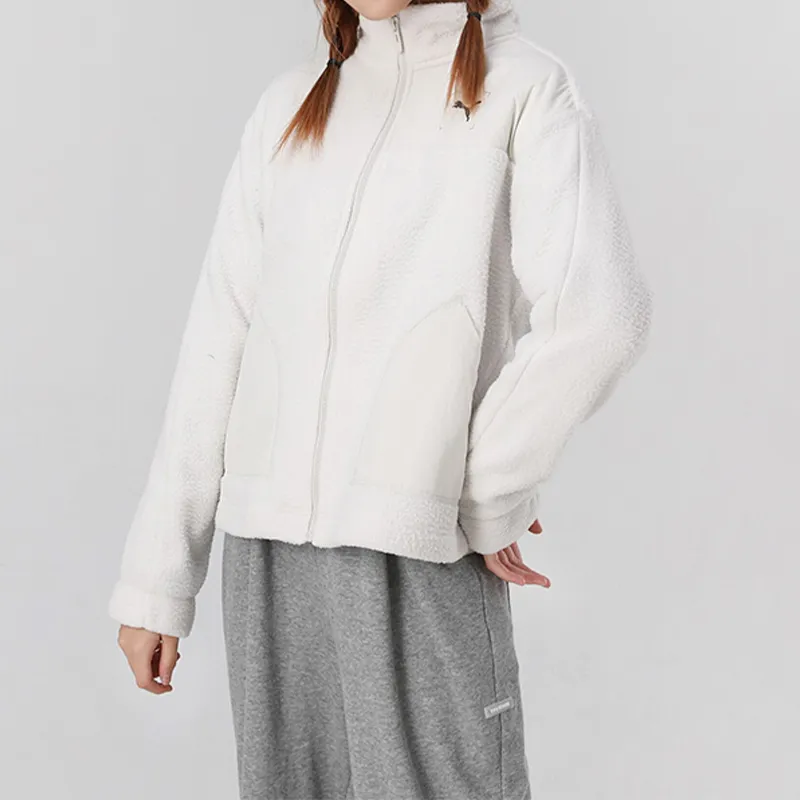 PUMA Velvet Jackets Women's Smoke Gray-2