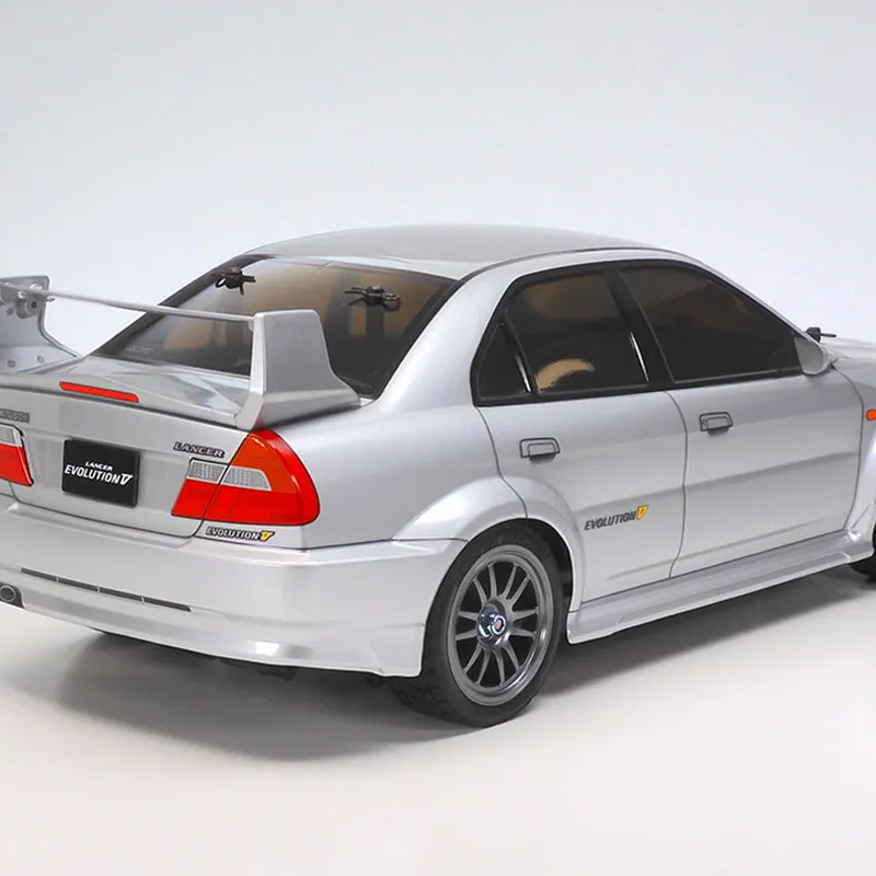 Tamiya 1 10 RC Mitsubishi Lancer Evolution V TT 02 Base Assembled Models 45.5cm-1