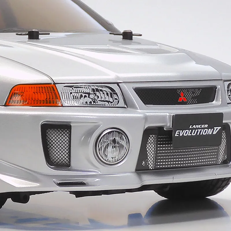 Tamiya 1 10 RC Mitsubishi Lancer Evolution V TT 02 Base Assembled Models 45.5cm-2