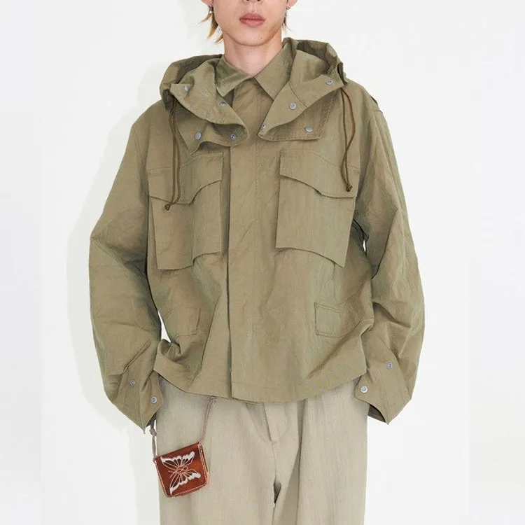 OUR LEGACY Jackets Men Army Green-5