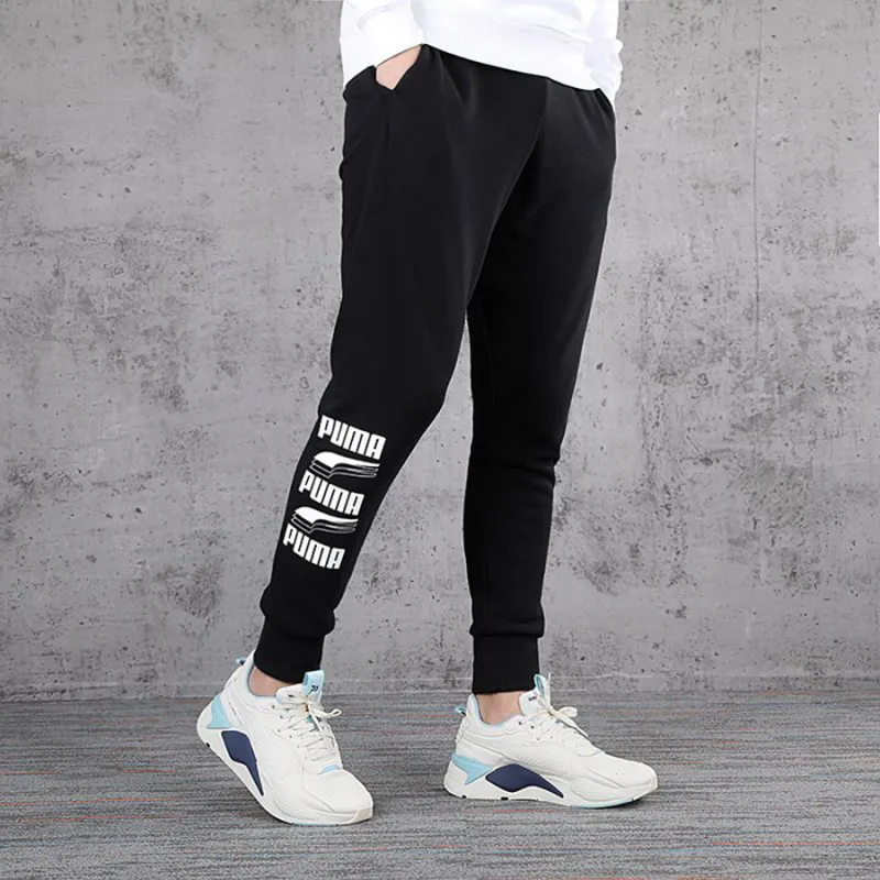 PUMA Knitted Sweatpants Men Black-2