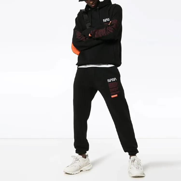 HERON PRESTON NASA-print Cotton Hoodie-2