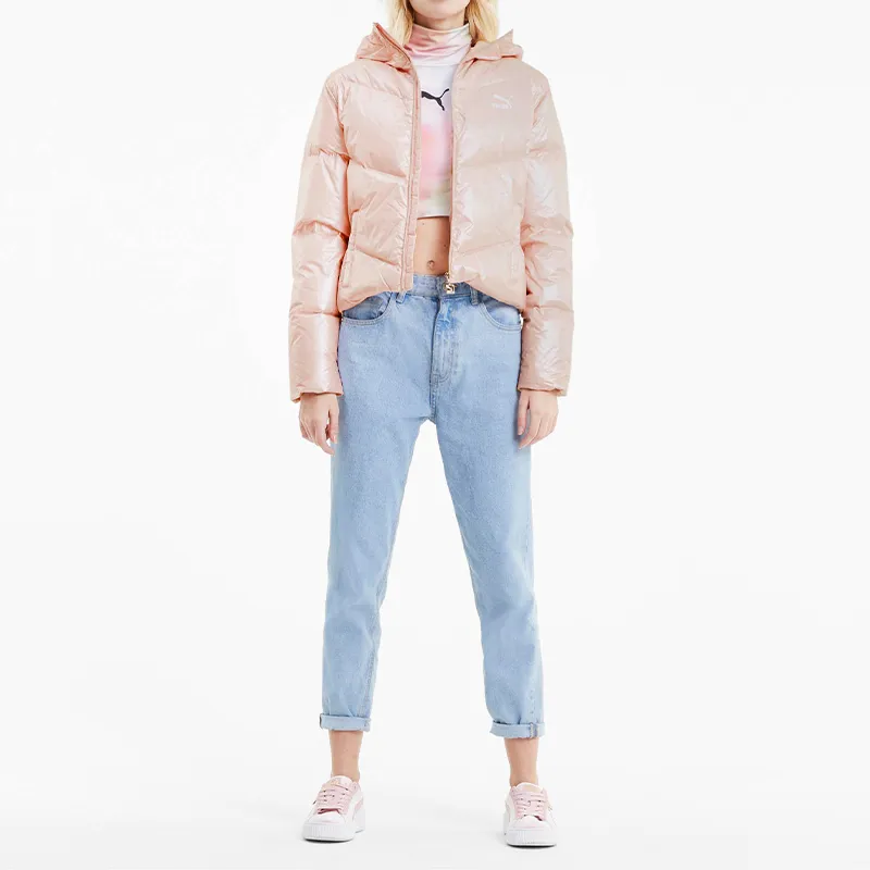 PUMA CLASSICS Down Jackets Women's Pink-4