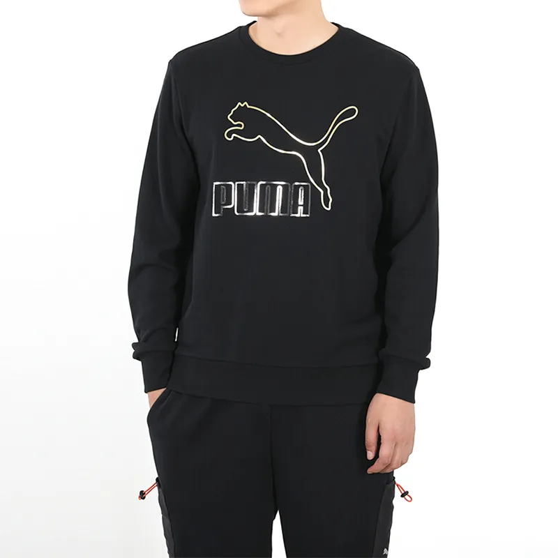 PUMA Sweatshirt Men's Black Gold-2