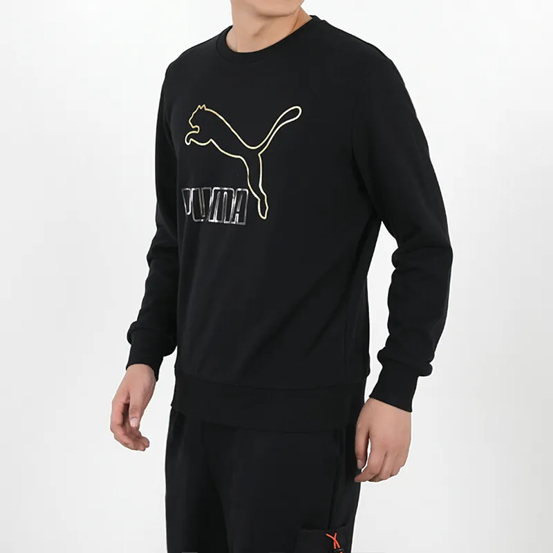 PUMA Sweatshirt Men's Black Gold-3