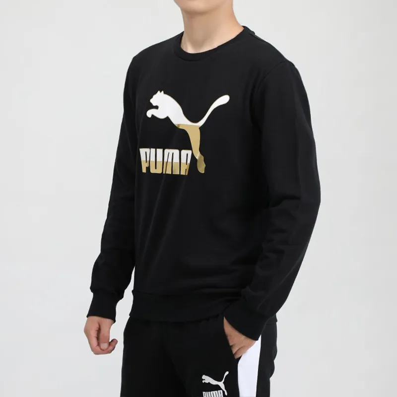 PUMA Sweatshirt Men's Black Gold-3