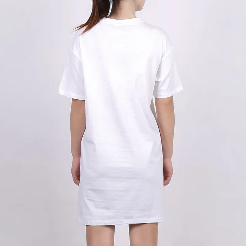 PUMA Short Sleeved Dresses Women's White-4