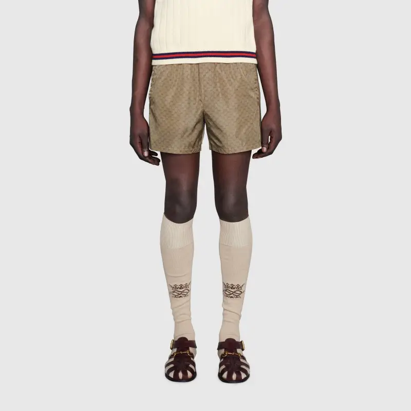 GUCCI Casual Shorts Men's Camel-3