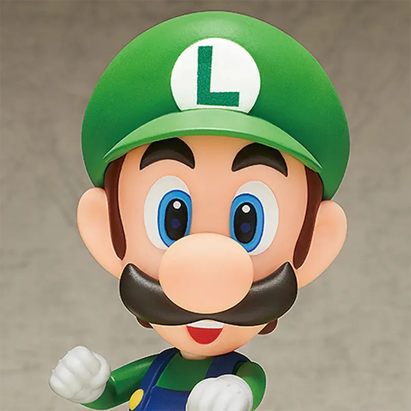 GSC Nendoroid, Super Mario Brothers, Luigi, Three Times Reissued Version Chibi Figures 10cm-5