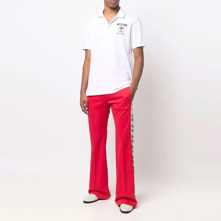 MOSCHINO Polo Shirts Men White-1