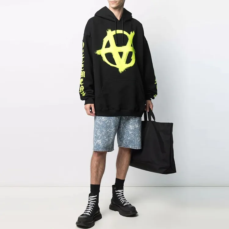 Vetements Double Anarchy Logo Hoodie-1