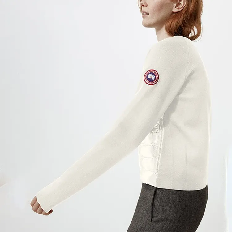 Canada Goose HyBridge Series Down Jacket Women's White-3
