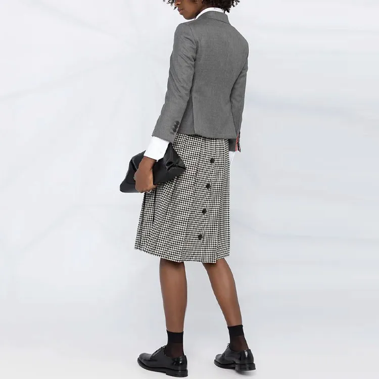 THOM BROWNE Single Breasted Tailored Blazer-2