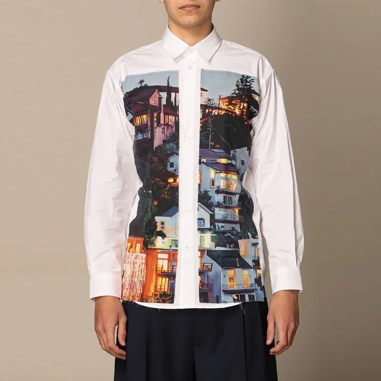 MSGM Shirts Men White-2
