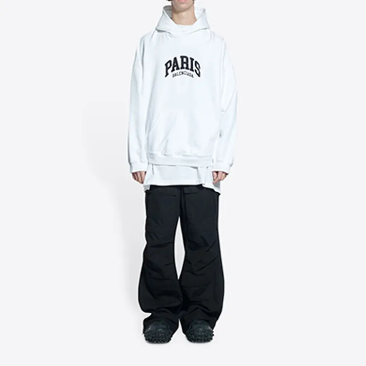 Balenciaga Mens Cities Paris Wide Fit Hoodie-2