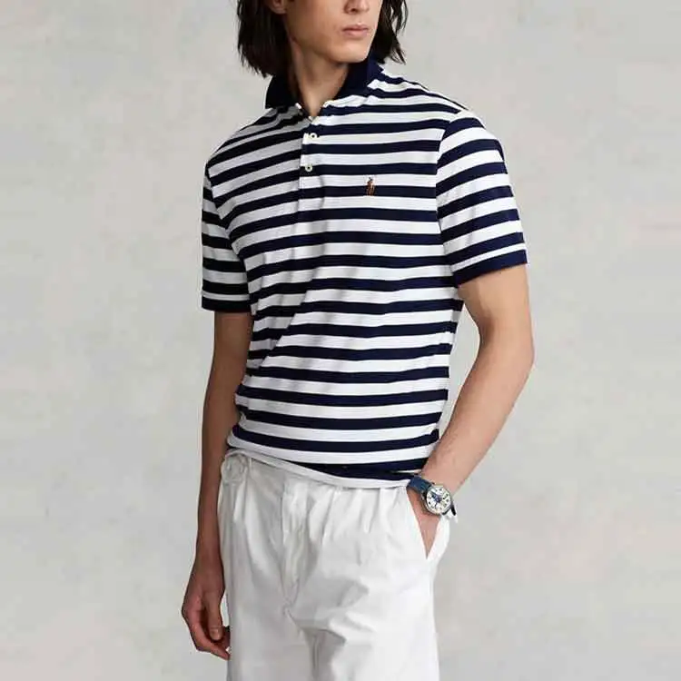Polo Ralph Lauren SS22 Polo Shirt Men's Marine Blue-3