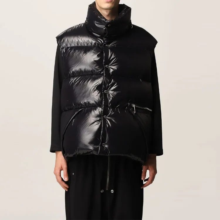 KHRISJOY Button Up Puff Oversized Gilet-2