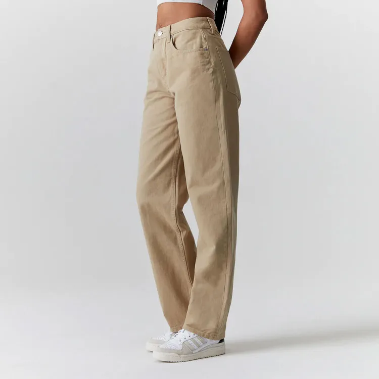KITH Women's Zuri High Rise Straight Jean 'Birch'-3