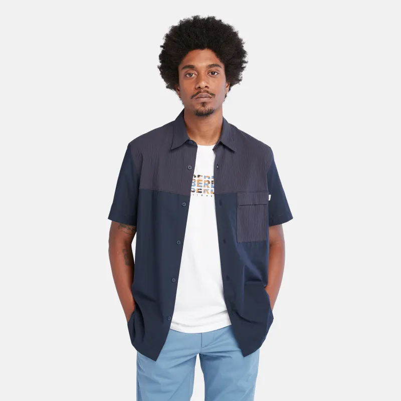 Timberland Shirt Men's Dark Sapphire Blue-2