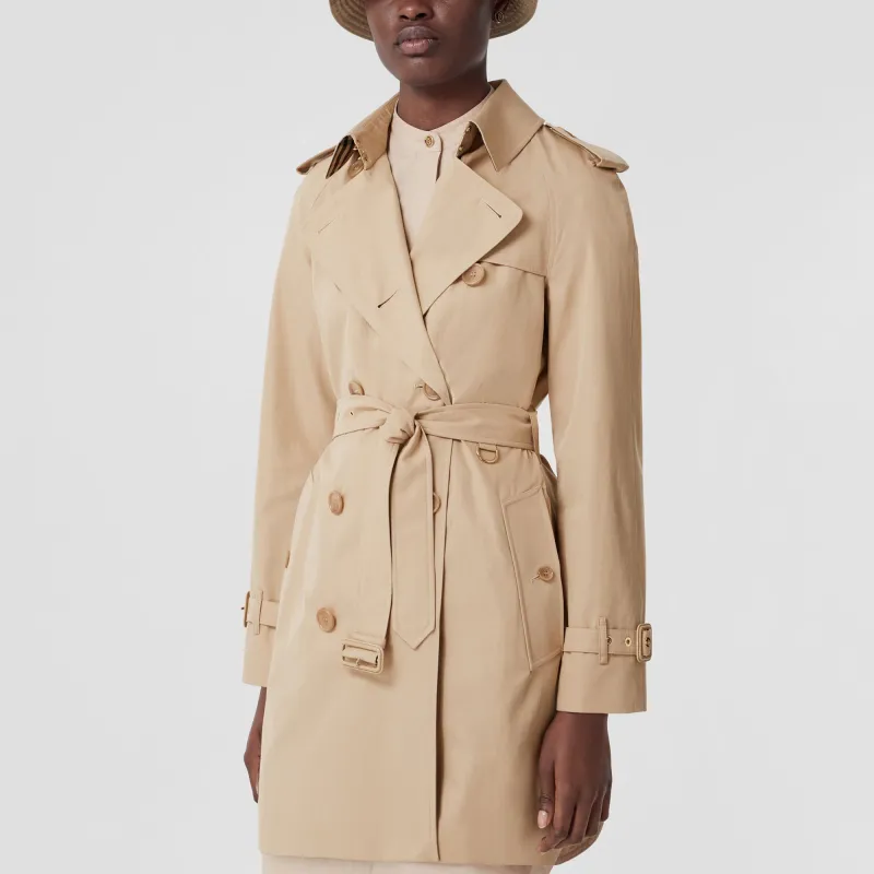 Burberry FW22 Trench Coat Women's Soft Yellow Umber-5