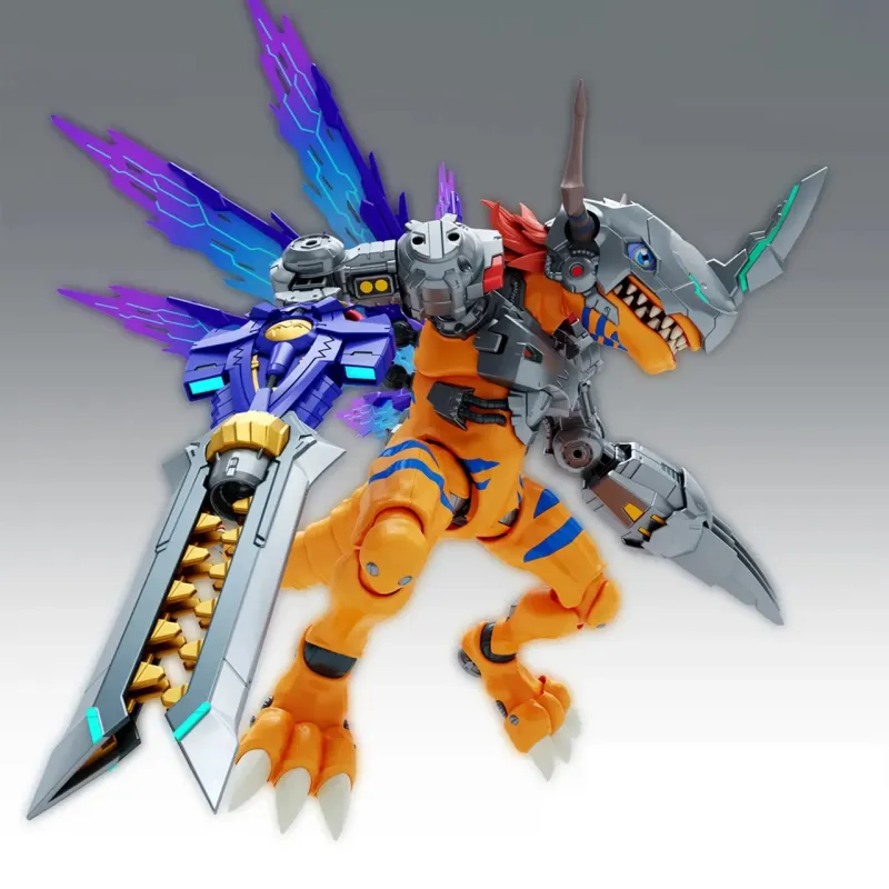 BANDAI Figure rise Standard Amplified Digimon Metal Greymon Model Kits-2