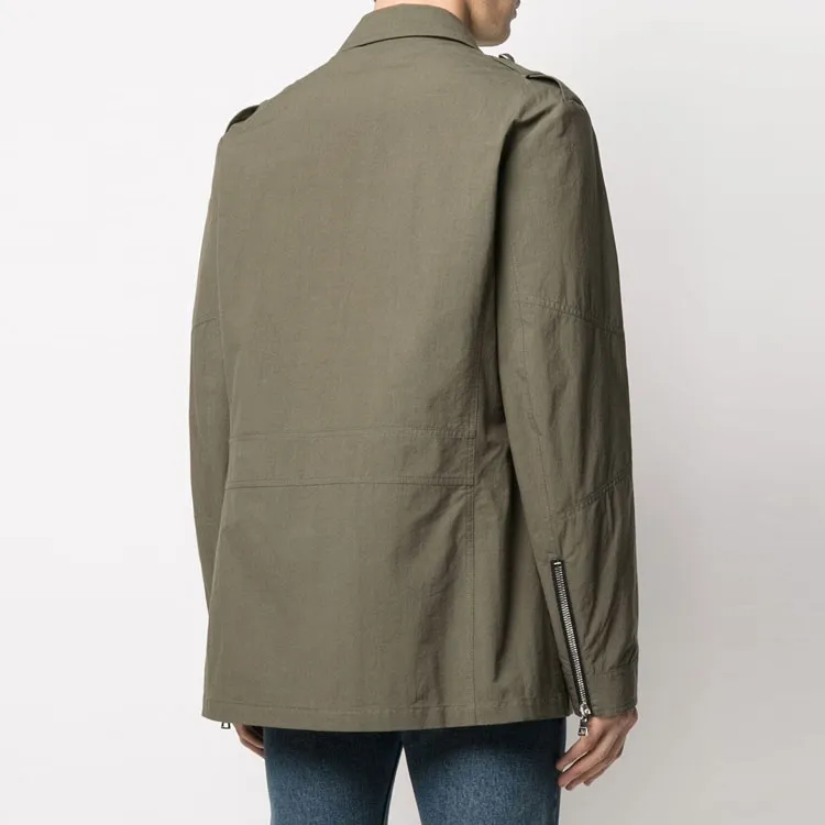 BALMAIN Jackets Men Green-3