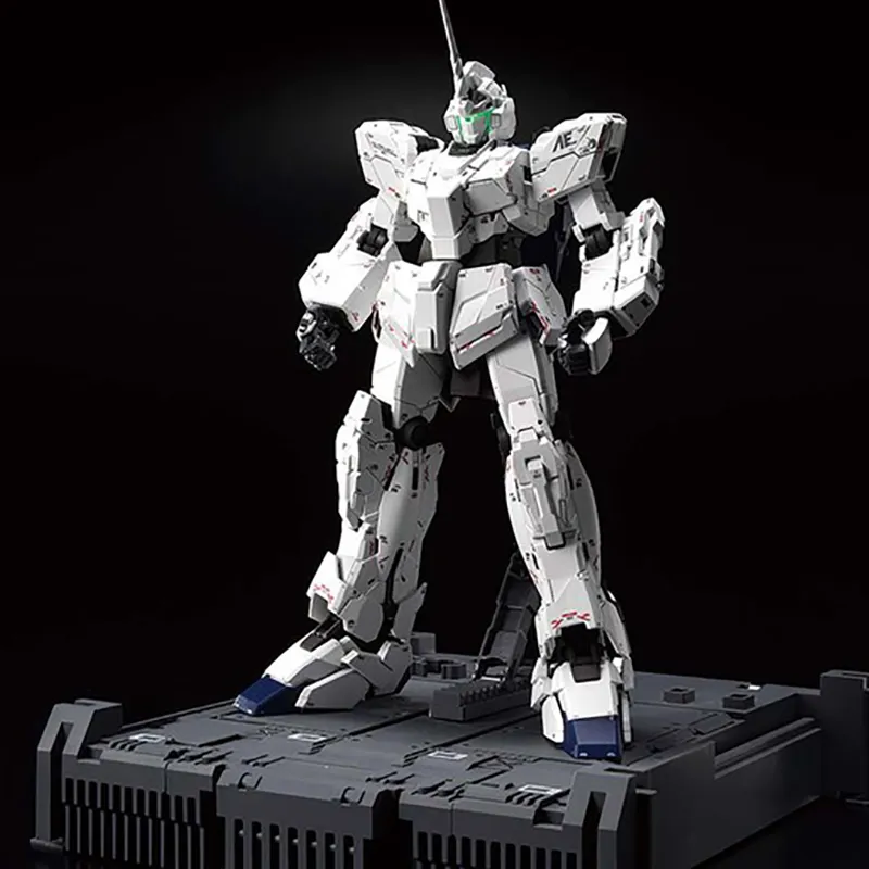 BANDAI MGEX 1 100 Gundam Base Limited Mobile Suit Gundam Unicorn RX 0 Unicorn Gundam Unit 1 Ver.TWC Model Kits 18cm-2