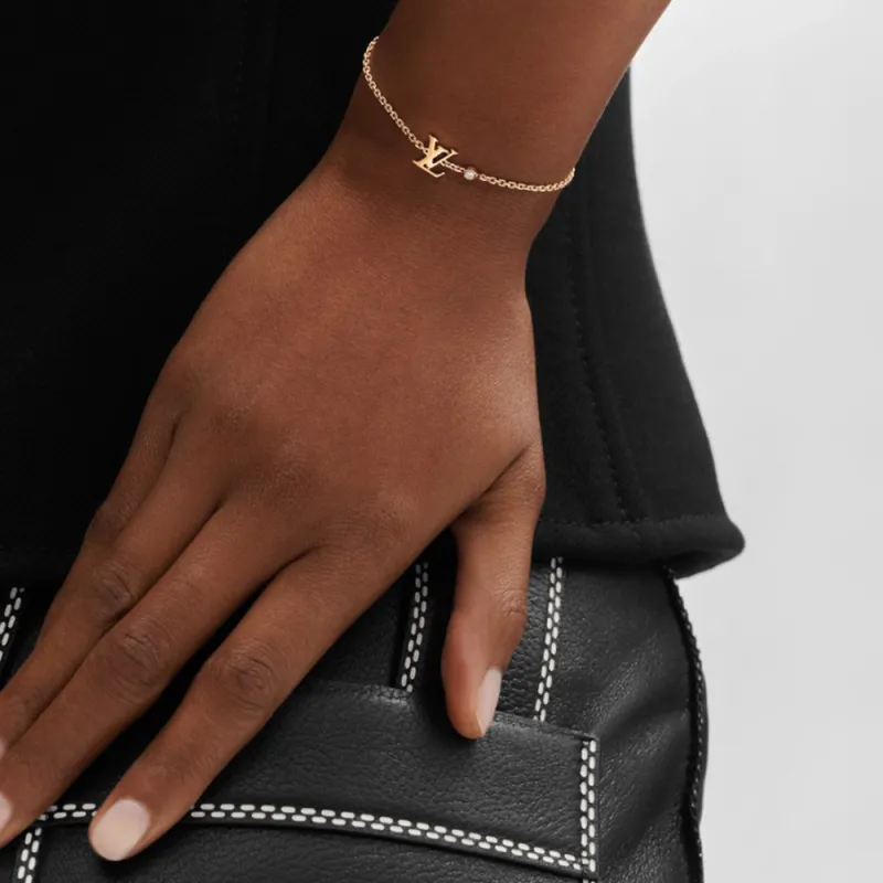 LOUIS VUITTON Idylle Blossom Lv Bracelet Pink Gold And Diamond-2