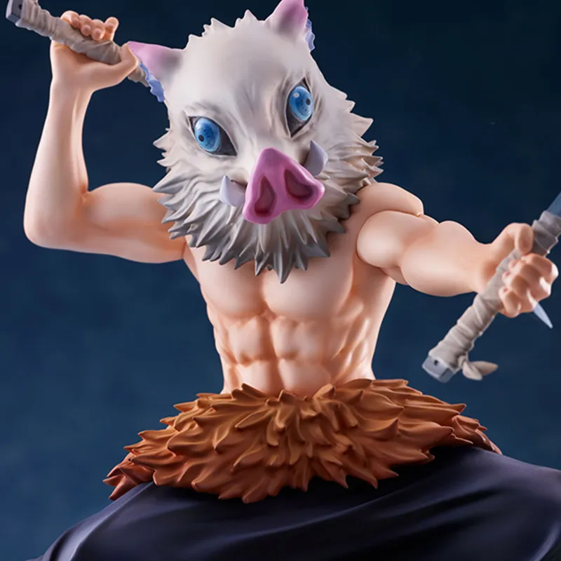 Aniple Inosuke Hashibira Demon Slayer  Kimetsu No Yaiba 20cm Scale Figures-9