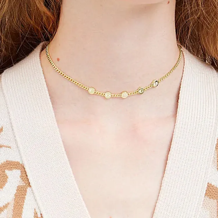 COACH Necklaces Women's Gold-1