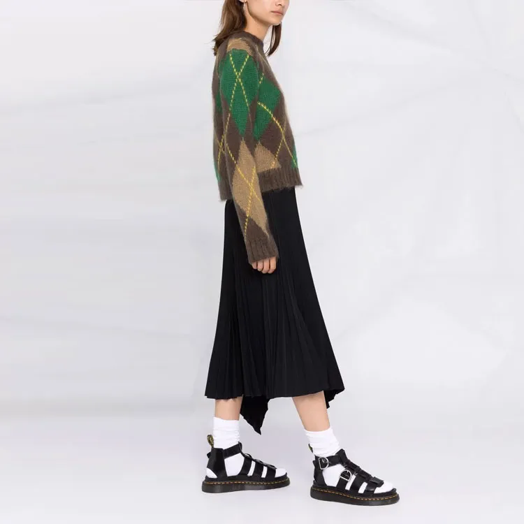 KENZO Argyle Checked Knitted Jumper-1