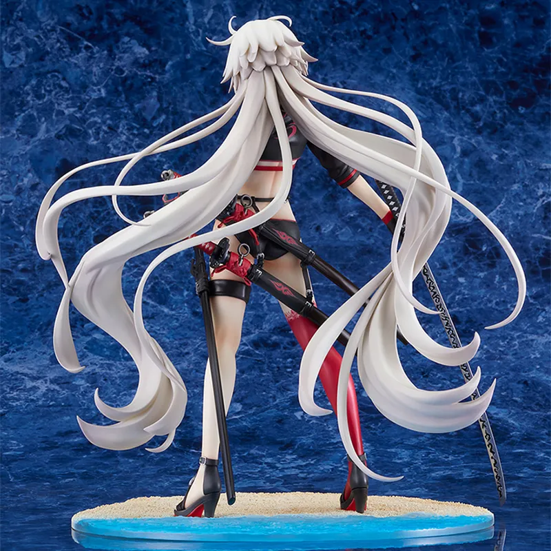 GSC Fate FGO Joan Of Arc Alter Black Joan Crazy Joan Swimsuit 1/7 With Base 24.5cm Scale Figures-4
