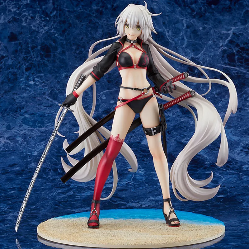 GSC Fate FGO Joan Of Arc Alter Black Joan Crazy Joan Swimsuit 1/7 With Base 24.5cm Scale Figures-1