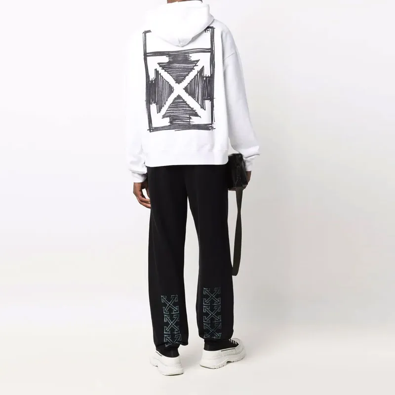 OFF WHITE Negative Mark Skate Hoodie-2