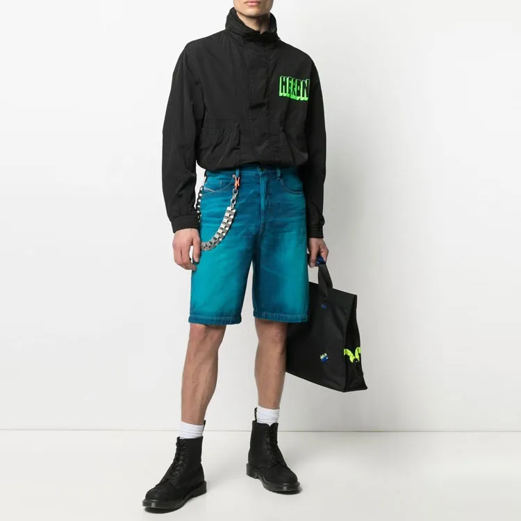 DIESEL Denim Shorts Men Blue-1