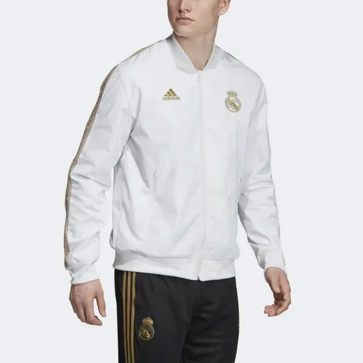 Adidas Real Madrid Jackets Men White-5