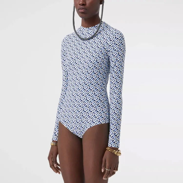 Burberry FW21 Bodysuits Women's Blue-2