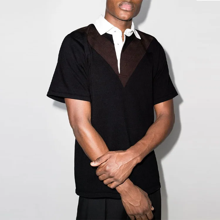 Bottega Veneta Polo Shirt Men's Black-2