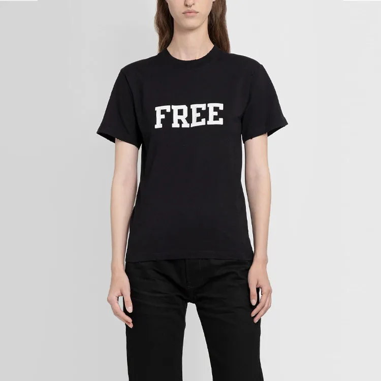 Balenciaga T Shirt Women's Regular Fit Black-2