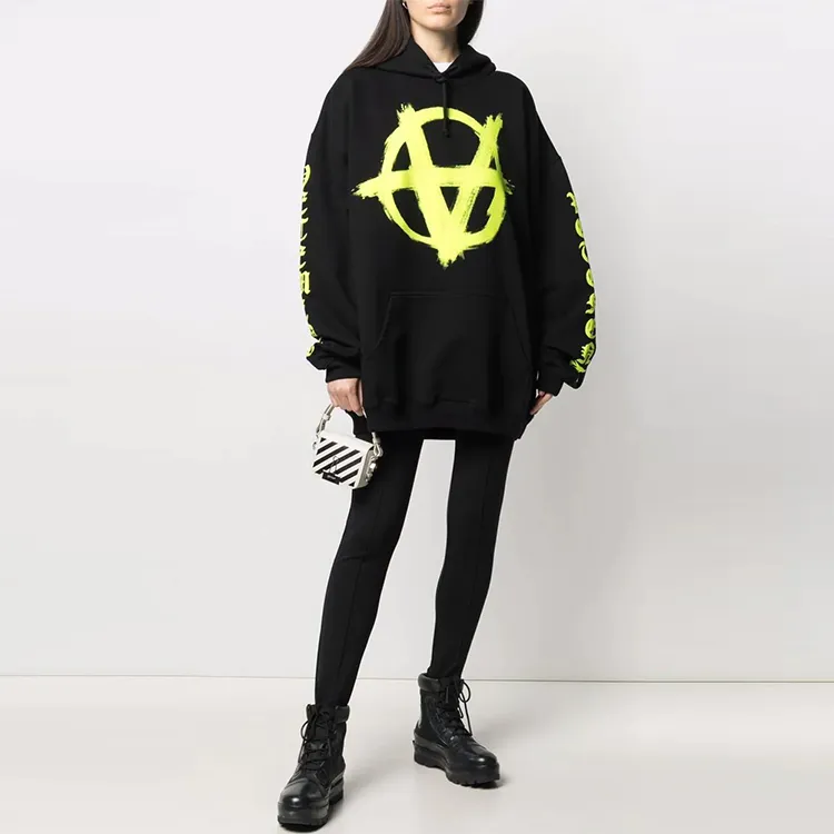 Vetements Double Anarchy Logo Hoodie-2
